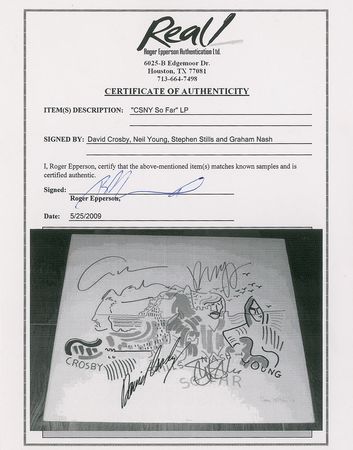 Lot #805 Crosby, Stills, Nash, and Young Album - Image 3