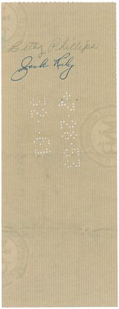 Lot #392 Jack Ruby Check - Image 2