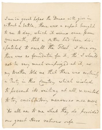 Lot #304 William Nelson: “We must heartily pray God,” writes the vice-admiral’s brother, “to preserve him, as He has hitherto done, from the perils of the seas & from the efforts of the Enemy” - Image 27