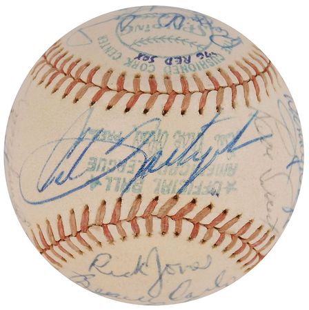Lot #1078 Boston Red Sox: 1976 Baseball - Image 1