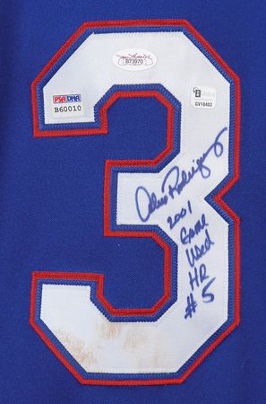 Lot #1047 Alex Rodriguez Game-Used Jersey - Image 2