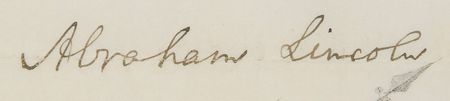 Lot #42 Abraham Lincoln Signed Document - Image 2