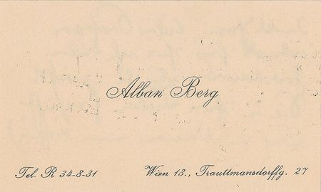 Lot #751 Alban Berg Signed Note - Image 2