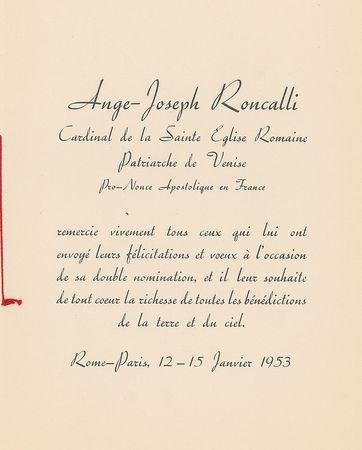 Lot #315 Pope John XXIII Handwritten Letter Signed - Image 3