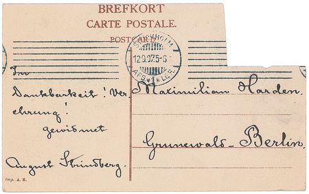 Lot #703 August Strindberg Postcards - Image 1
