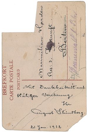 Lot #703 August Strindberg Postcards - Image 2