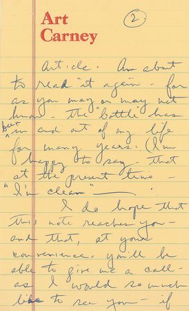 Lot #979 Art Carney - Image 2
