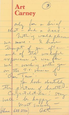 Lot #979 Art Carney - Image 3