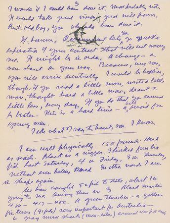 Lot #726 Zane Grey Handwritten Letter Signed - Image 4