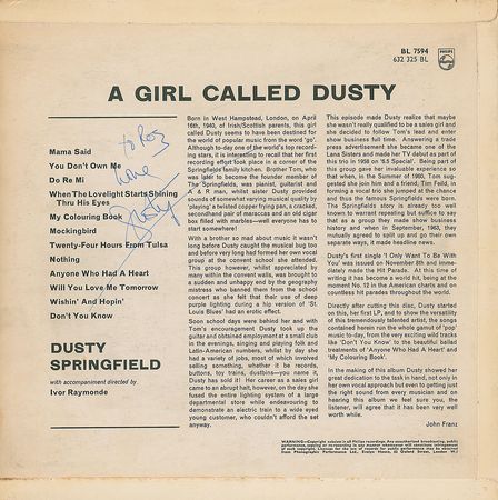 Lot #895 Dusty Springfield - Image 1