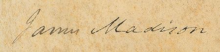 Lot #12 James Madison Signed Document - Image 2