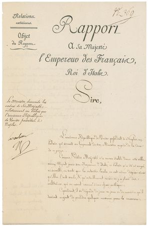 Lot #299 Napoleon Signed Document - Image 1