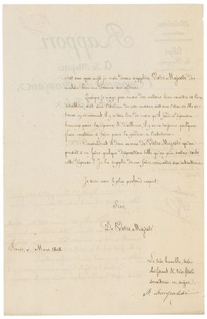 Lot #299 Napoleon Signed Document - Image 2