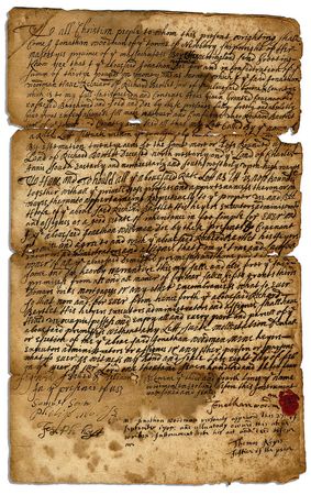 Lot #329 Stephen Sewell Signed Document - Image 1