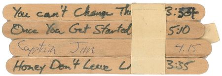 Lot #818 Graham Nash: Unique handwritten and arranged track list for the No Nukes triple album done by Graham Nash - Image 4