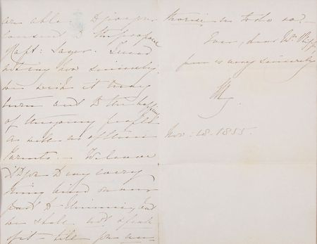 Lot #389 Queen Victoria Handwritten Letter Signed - Image 2