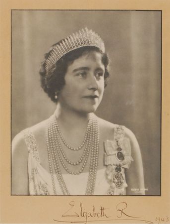 Lot #244 Elizabeth, Queen Mother Signed Photograph - Image 1