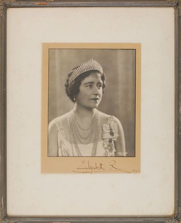 Lot #244 Elizabeth, Queen Mother Signed Photograph - Image 2