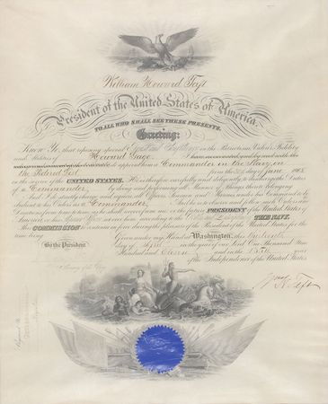 Lot #77 William H. Taft Signed Document - Image 2