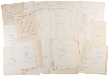 Lot #86 Herbert Hoover: Enormous archive of letters to his assistant, spanning nearly half a century - Image 1