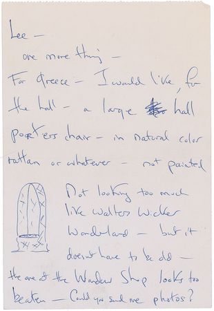 Lot #111 Jacqueline Kennedy: Spectacular correspondence from Jackie to her interior designer - Image 3
