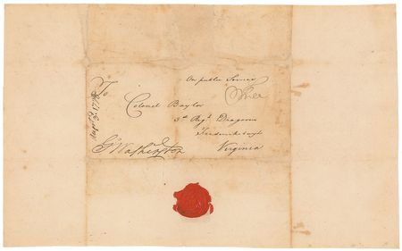 Lot #3 George Washington: Revolutionary War–dated