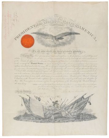 Lot #40 Abraham Lincoln: Exceedingly desirable 1861 captain?s appointment - Image 1