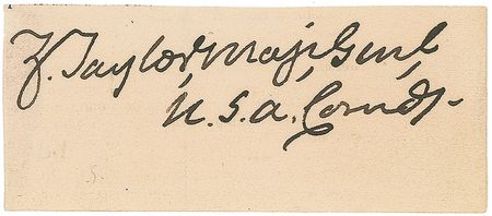 Lot #32 Zachary Taylor Signature