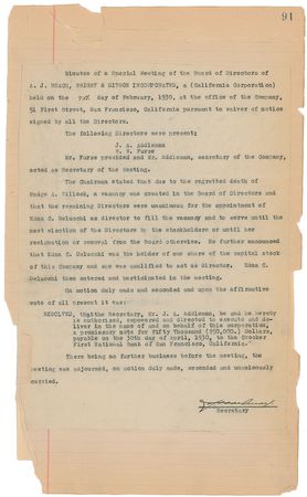 Lot #1055 George Wright Signed Document - Image 2