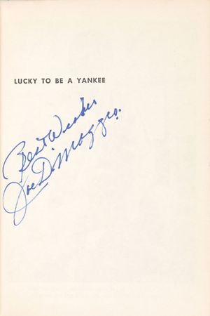 Lot #1090 Joe DiMaggio - Image 1
