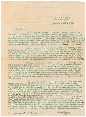 Lot #788 Louis Armstrong Typed Letters Signed - Image 2