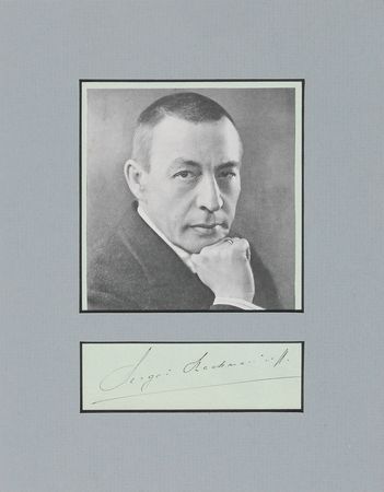 Lot #779 Sergei Rachmaninoff Signature - Image 1
