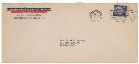 Lot #867 W. C. Handy Typed Letter Signed - Image 3