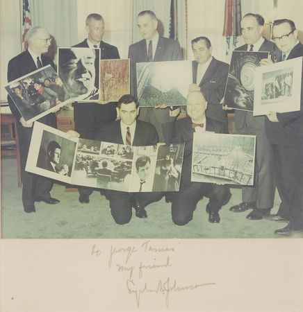 Lot #113 Lyndon B. Johnson Signed Photograph - Image 2