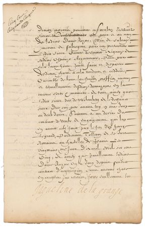 Lot #326 Cardinal Richelieu: Richelieu and other council members sign the minutes of a session in 1625 - Image 3