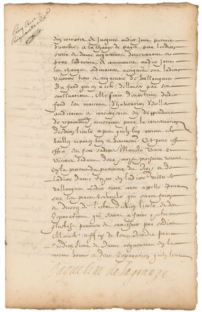 Lot #326 Cardinal Richelieu: Richelieu and other council members sign the minutes of a session in 1625 - Image 5