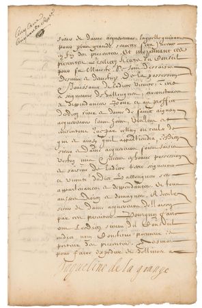 Lot #326 Cardinal Richelieu: Richelieu and other council members sign the minutes of a session in 1625 - Image 7