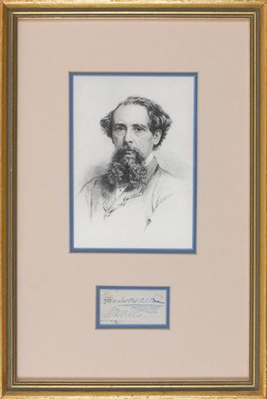 Lot #671 Charles Dickens Signature - Image 1