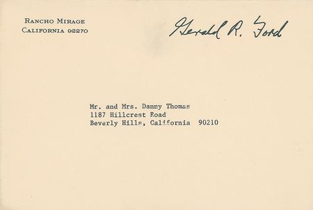 Lot #172 Gerald Ford Handwritten Letter Signed - Image 2