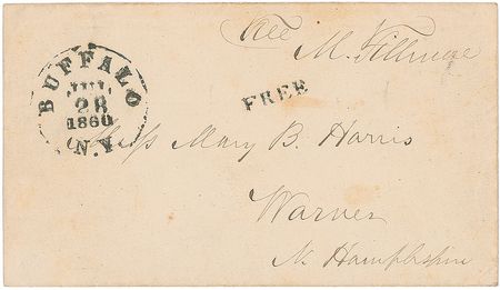Lot #33 Millard Fillmore Free Frank
