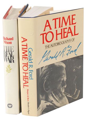 Lot #170 Richard Nixon and Gerald Ford Books - Image 1