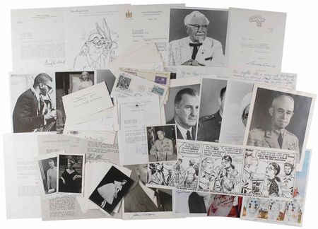 Lot #266 The Roger Harris Collection: Enormous and wide-reaching collection amassed over four decades, including MacArthur, Gershwin, and all of the early cosmonauts - Image 2