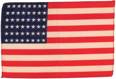 Lot #537 Howard Hughes: Exceptionally desirable flown postal cover and flag from Hughes?s around-the-world flight - Image 2