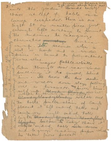 Lot #916 W. C. Fields: Hilarious handwritten draft for a 1921 vaudevillian sketch - Image 3