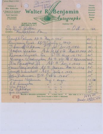 Lot #228 Declaration of Independence: William Paca Signature - Image 3