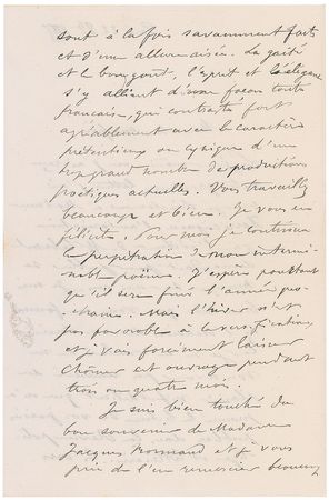 Lot #738 Sully Prudhomme Handwritten Letter Signed - Image 2