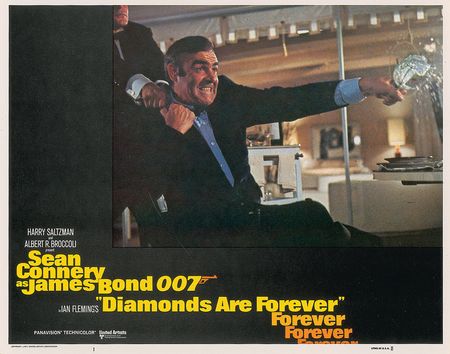 Lot #957 James Bond: Diamonds Are Forever Lobby Cards - Image 1