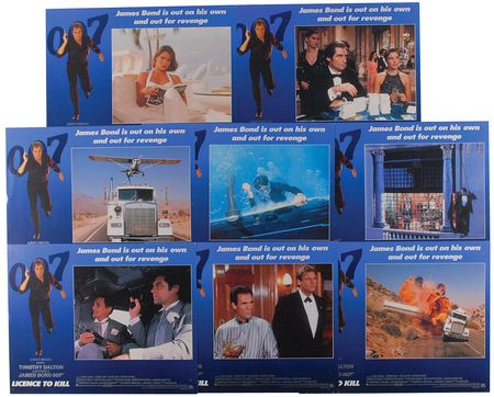 Lot #964 James Bond: The Living Daylights and License to Kill - Image 1