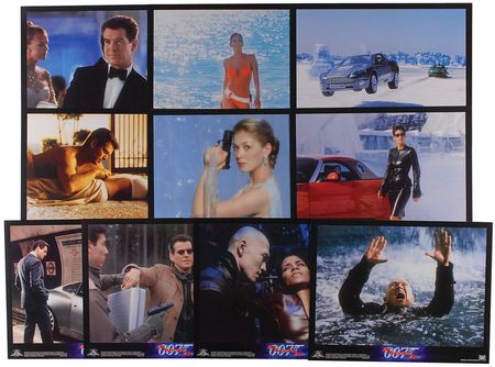 Lot #966 James Bond: The World is Not Enough and Die Another Day Lobby Cards - Image 1