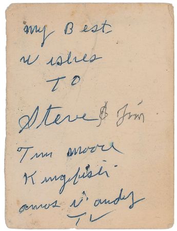 Lot #929 Tim Moore: Rare portrait of Amos ?n? Andy?s ?Kingfish? - Image 1